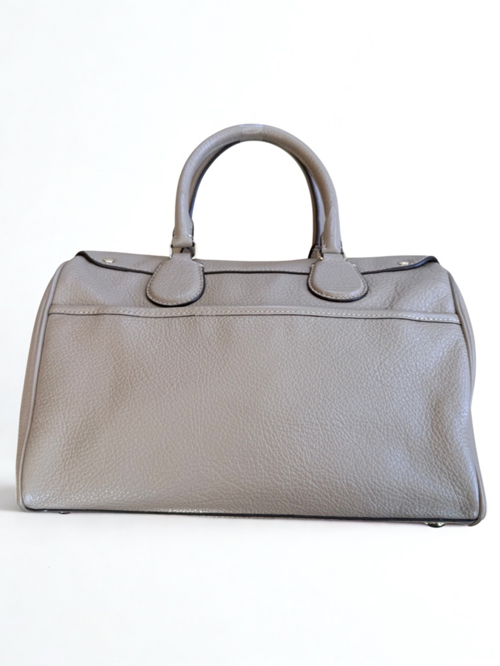 COACH Bennett Satchel in Pebble Leather Taupe F36672 - Excellent Condition - Picture 3 of 7